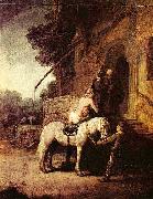 Rembrandt van rijn The Good Samaritan oil on canvas